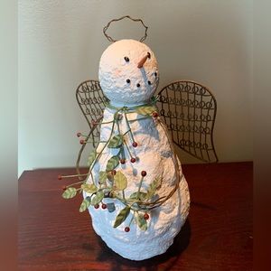 Angel Snowman from my collection Perfect for Christmas, Winter Holiday EUC